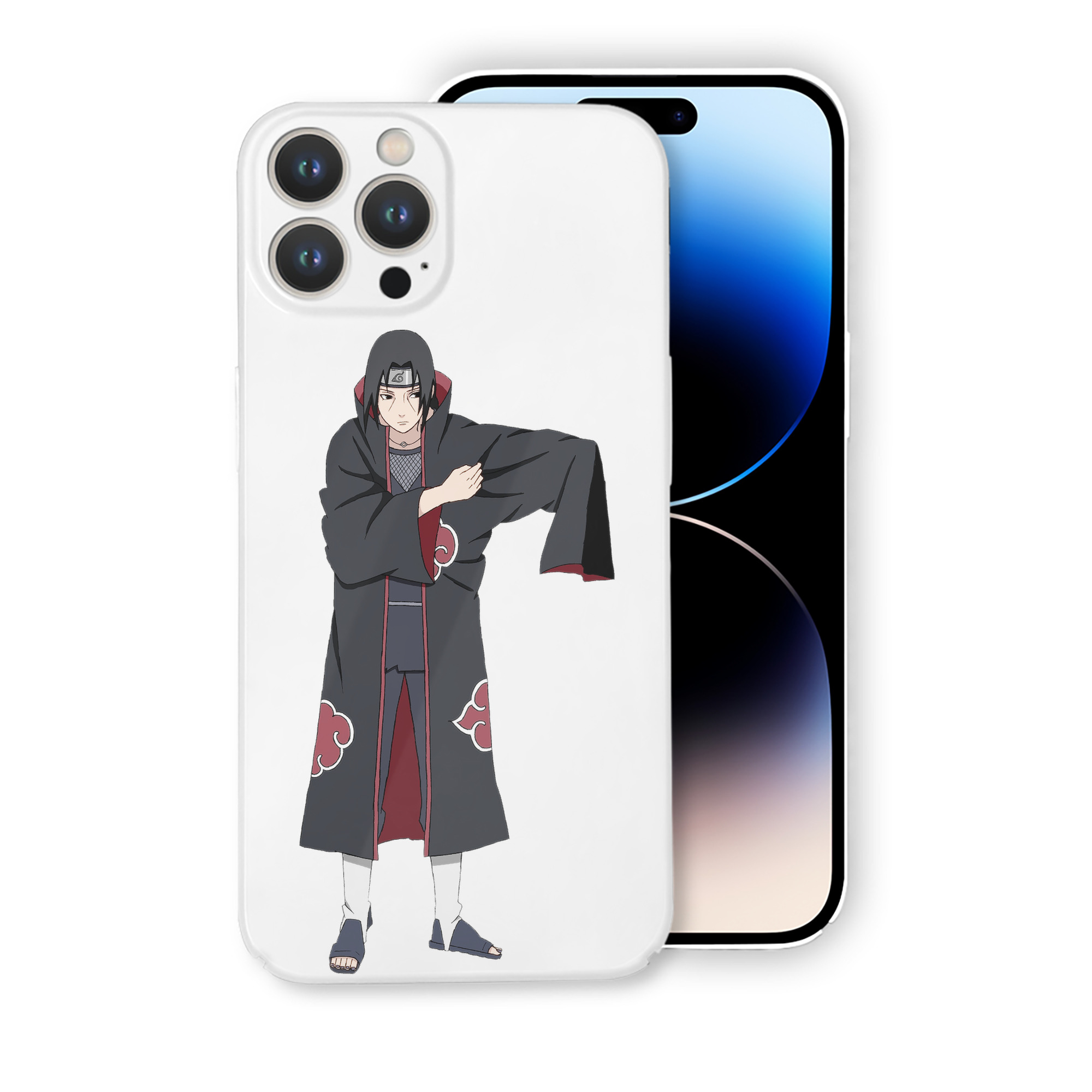 （画像用） NARUTO -ナルト- うちは イタチ Uchiha Itachi 【iPhone 14シリーズ対応】ハードケース